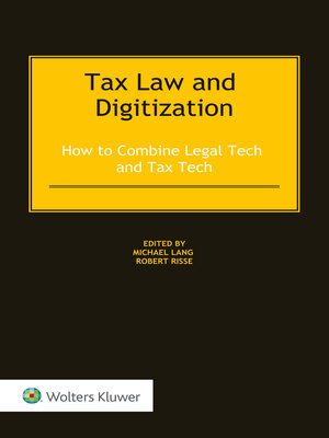 cover image of Tax Law and Digitization
